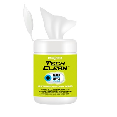 GadgetGuard TechClean Soapy Wipes (60 Pack)